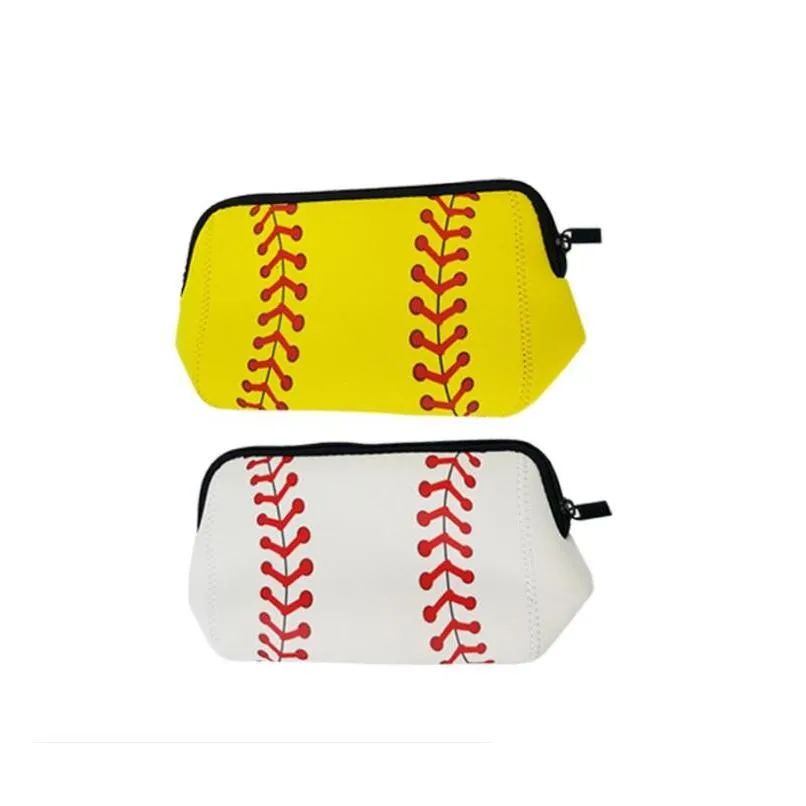 Outdoor Bags 50Pcs Wholesale New Neoprene Costoomized Hand Bag Waterproof Makeup Baseball And Softball Handbag Drop Delivery Sports Ou Dh46N