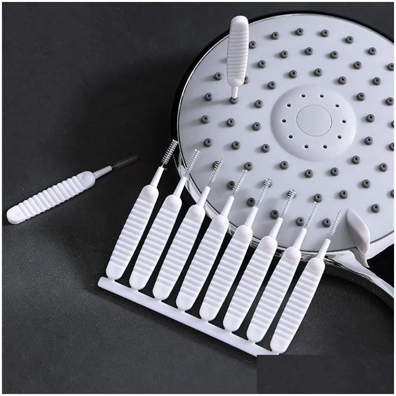 Cleaning Brushes Bathroom Micro Mini Nylon Brush Shower Head Anti Clogging Computer Keyboard Cleaner Phone Hole Dust Tool Drop Deliv Otaxh