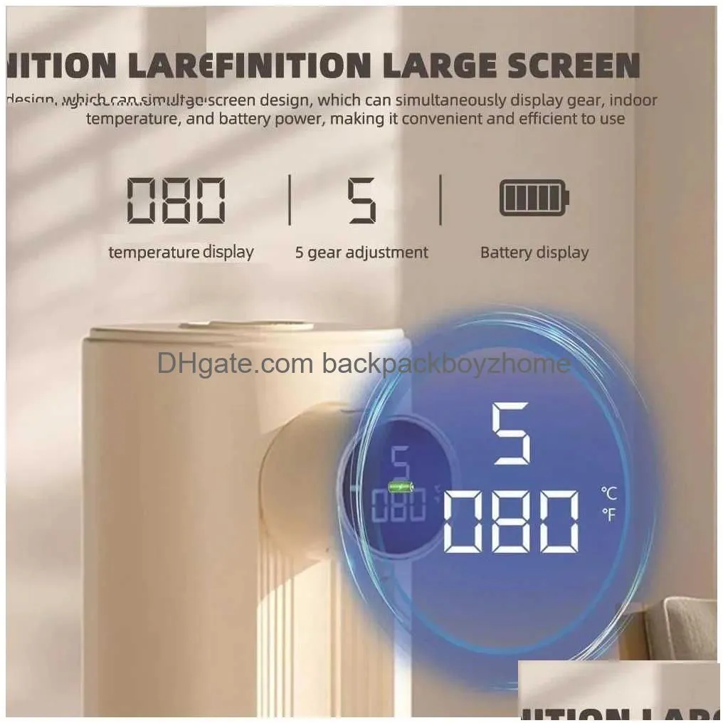 Liquid Soap Dispenser Ipx6 Matic Foam Hd Led Display Dispensers Infrared Motion Sensor Hand Sanitizer With Usb Charging Q240119 Drop Dhzdn