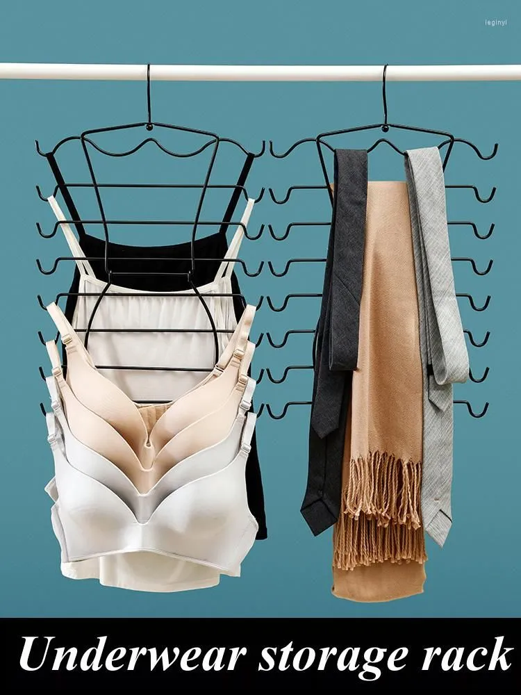Hangers Space-Saving And Multifunctional Bra Storage Rack For Wardrobe Wall Women`s Slings Scarves Ties