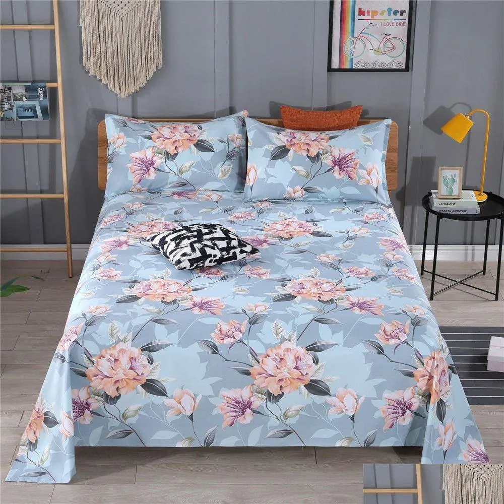 Bedding Sets 13 Hearth Harbor Single Bed Sheets - Set Of 3 El Deluxe Double Brush Super Soft Drop Delivery Home Garden Textiles Suppl Otdoe