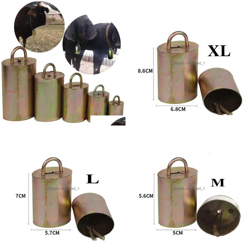 carriers 1pcs xxl sheep goat cattle cow bovine ring bell loudly different size available farming tools supplies