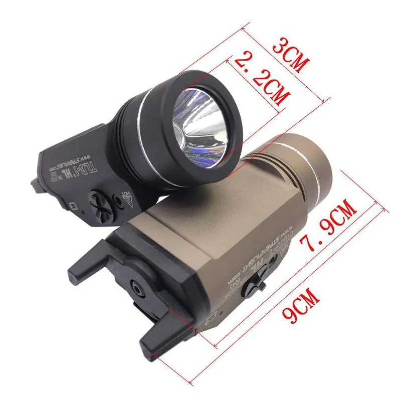 Stream Tactical Light Ultra Light Tlr-1 Light Lanterna Torch Airsoft Strobe Flashlight 1000 Lumens Led White Light