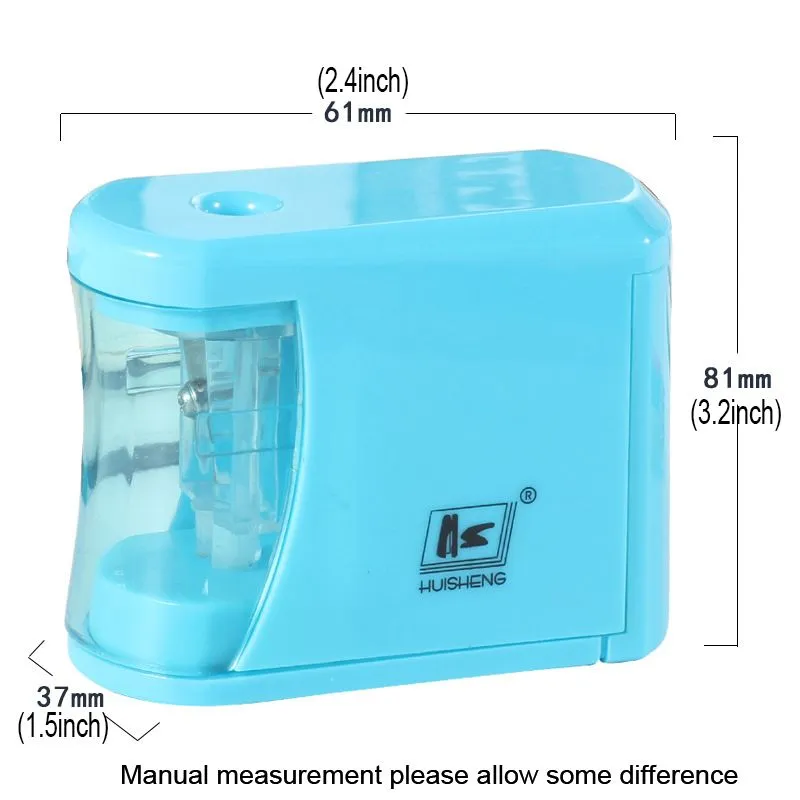 wholesale Automatic Electric Pencil Sharpener Safe Fast Prevent Accidental Opening Stationery School Supplies Students Artists Classrooms Office