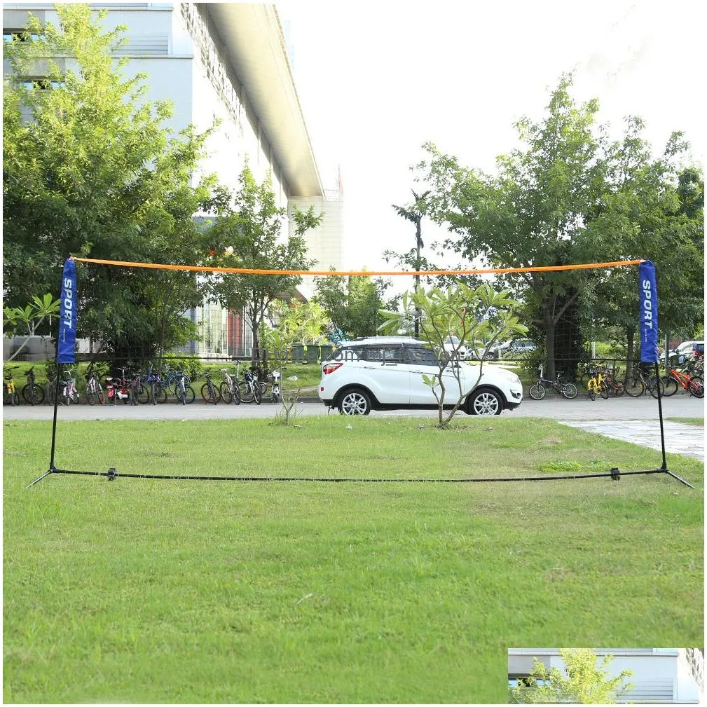 Balls 3.14.15.16.1M Professional Sport Training Standard Badminton Net Volleyball Easy Setup Outdoor Tennis Mesh Exercise Drop Delive Dhx1Z