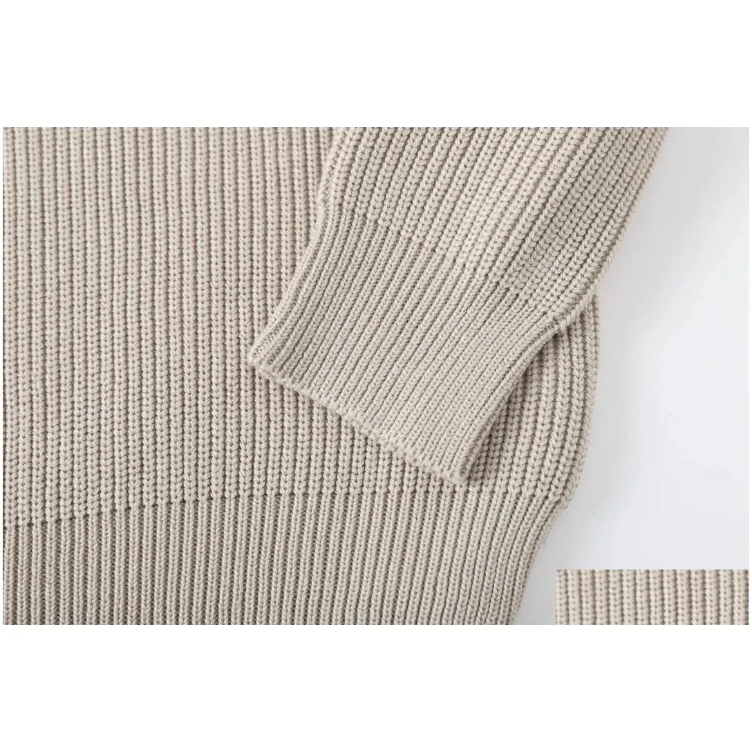 Men`s Plus Size Sweaters hoodies in autumn / winter 2022acquard knitting machine e Custom jnlarged detail crew neck cotton W73r21