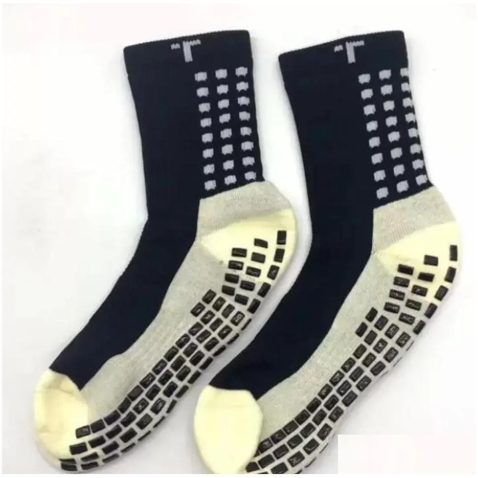 mix order sales football socks non-slip football Trusox men`s soccer socks quality cotton Calcetines with Trusox