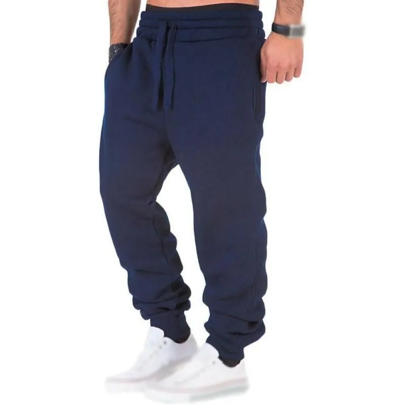 Men`s Pants Mens Sweat Fashion Sweatpants Tracksuit Joggers Men Casual Style Bottoms Trousers With 4 Colors