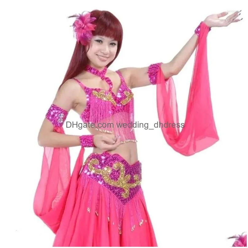 stage wear women belly dance arm sleeves chiffon dancing costume accessory 12 colors on sale