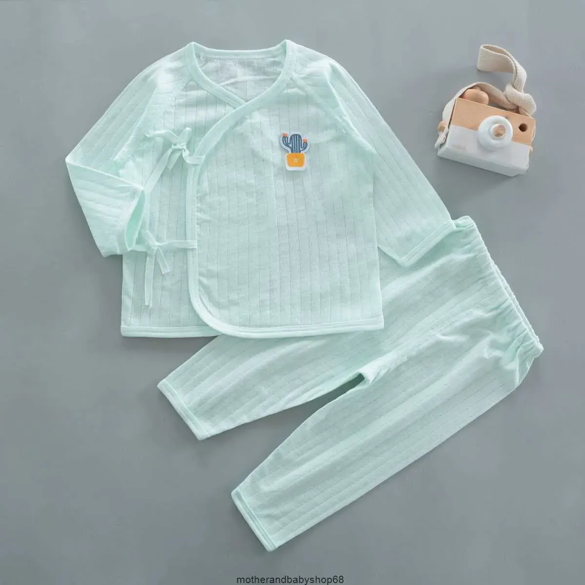 Summer Clothing Split Thin Newborn Cotton Underwear Class a Boneless Set for 0-6 Months Baby