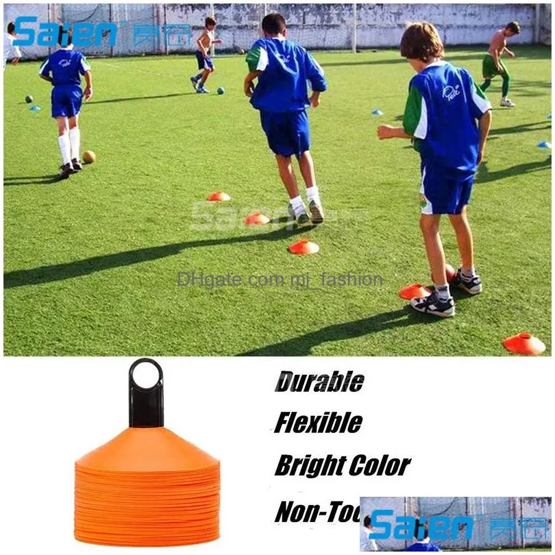 Training Equipment Pro Disc Cones Set Of 50 Agility Soccer With Carry Bag And Holder For Football Kids Sports 230915 Drop Delivery Dhv3W