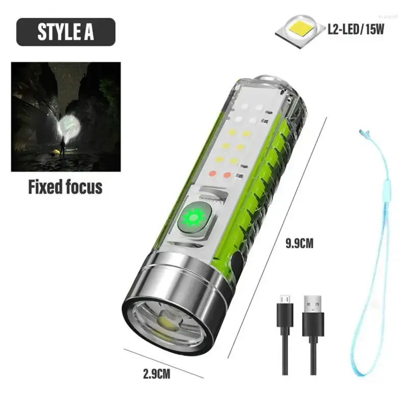 Flashlights Torches Super Bright Fishing Searching Fixed Focus Camping Lantern For 1500 Meters 2023 Led Est Strong Magnets 30w