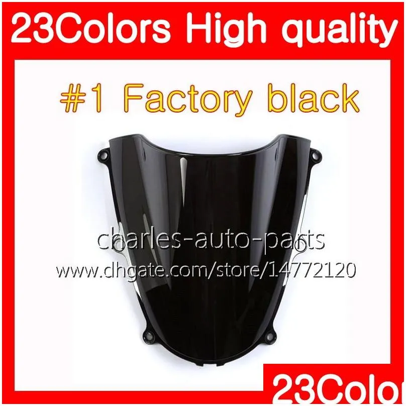 100%New Motorcycle Windscreen For YAMAHA YZFR1 04 05 06 YZF R1 YZF 1000 YZF1000 YZF-R1 2004 2005 2006 Chrome Black Clear Smoke