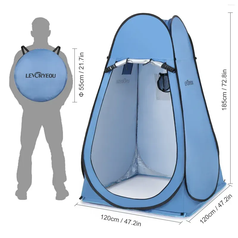 Tents And Shelters One-touch Ultralight Changing Portable Outdoor Camping Beach Instant Shower Tent Up Privacy Shelter Toilet With