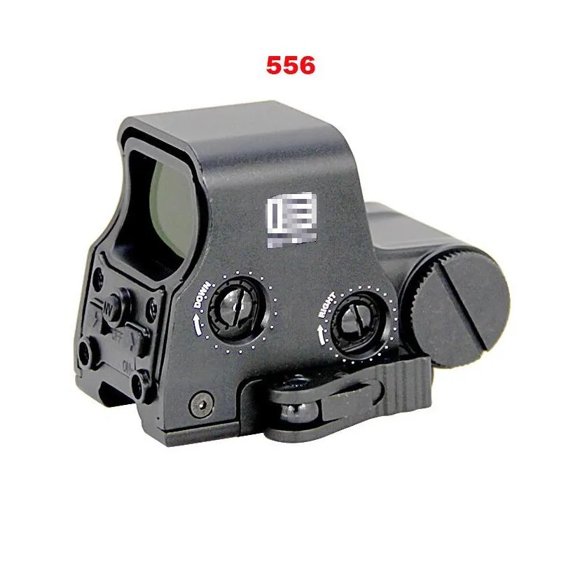 Hunting Scopes Tactical 556 558 Red Green Dot Sight Holographic Reflex Sights Exps T-Dot Scope Weapon Riflescope With Integrated Quick Dhzim