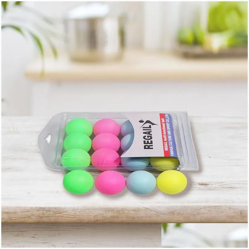 Table Tennis Balls Colorf Plastic Entertain Pong Drop Delivery Sports Outdoors Leisure Games Dhs5B