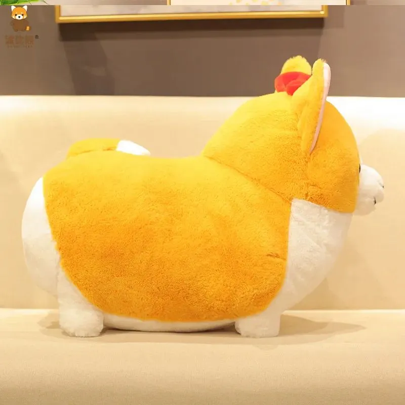 38/45cm Lovely Corgi Dog Plush Toy Stuffed Soft Animal Cartoon Pillow Cute Christmas Gift For Kids Kawaii Valentine Present