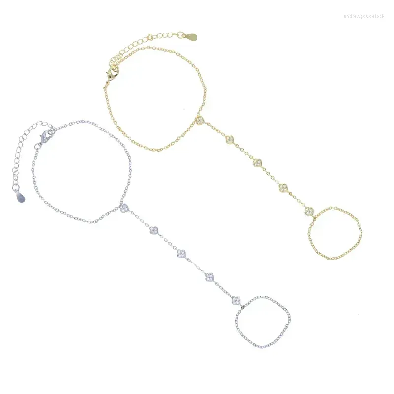 Charm Bracelets Selling Fashion Women Jewelry Wholesale 5A Cubic Zirconia CZ Sparking Cute Lovely Heart Slave Bracelet