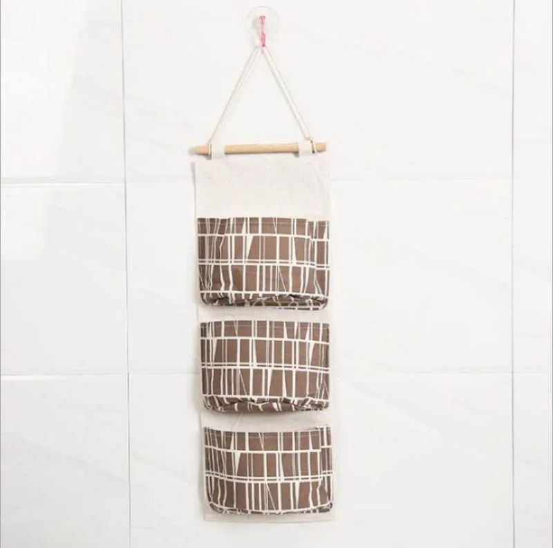 3 Layers Waterproof Storage Hanging Bag Home Organizer Cosmetic Holder For Back Door Wall Bathroom Fast