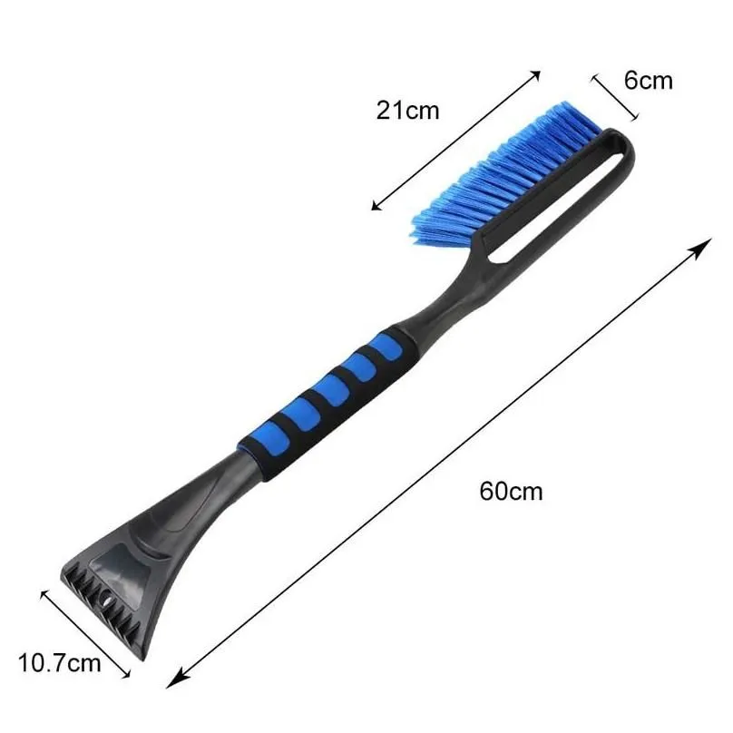 Ice Scraper Vehicle Cleaner Tool Snow Brushes Shovel Removal Brush Winter Cleaning Tools Car Truck Bus Cross Country Racing Drop Del