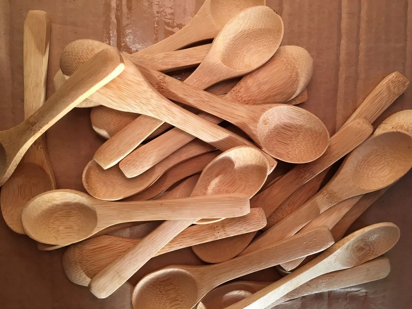 Wooden Jam Spoon Baby Honey Spoons Coffee Scoop New Delicate Kitchen Using Condiment Small 12.8x3cm C0612xw