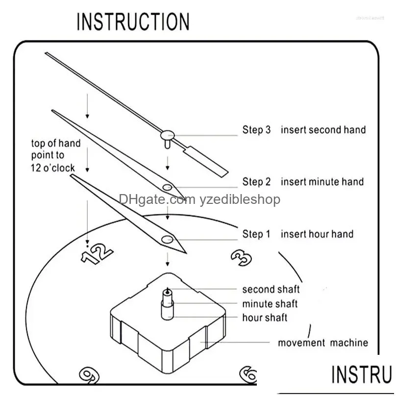 wall clocks high torque quartz clockwork movement mechanism replacement accessories