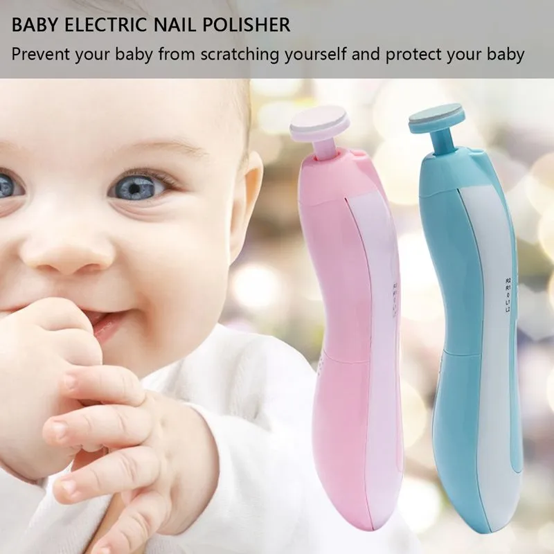 Newborn Baby Safety Electric Nail care Clippers Cutter For Kid BabyNail Trimmer Nail Shell Shear Manicure Tool Set