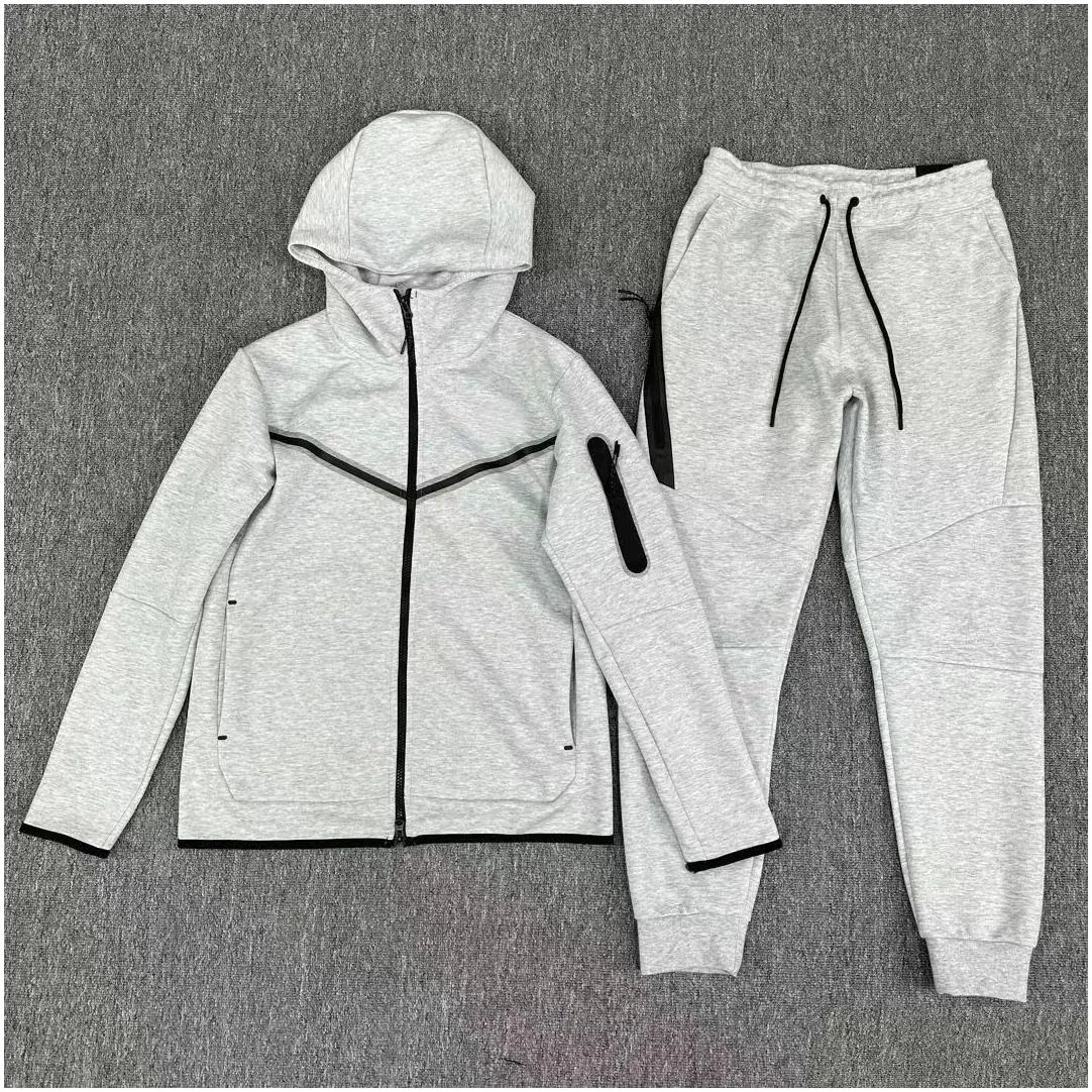 Mens tracksuit tech fleece material tuta uomo designer hoodie Basketball Football Rugby two-piece with women`s long sleeve hoodie jacket trousers Spring autumn