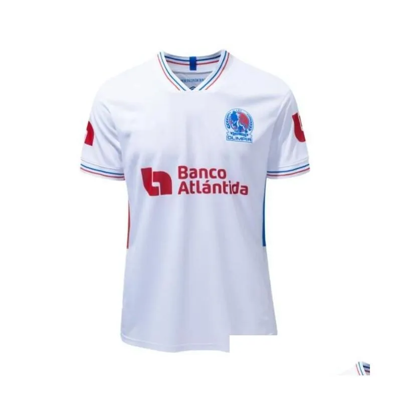 23 24 CD Olimpia Honduras Soccer Jerseys Home white Away red Third blue Football Shirts 23/24 BENGTSON BENGUCHE K.LOPEZ spider jerseys M.PINTO PAZ Men Futbol Uniforms