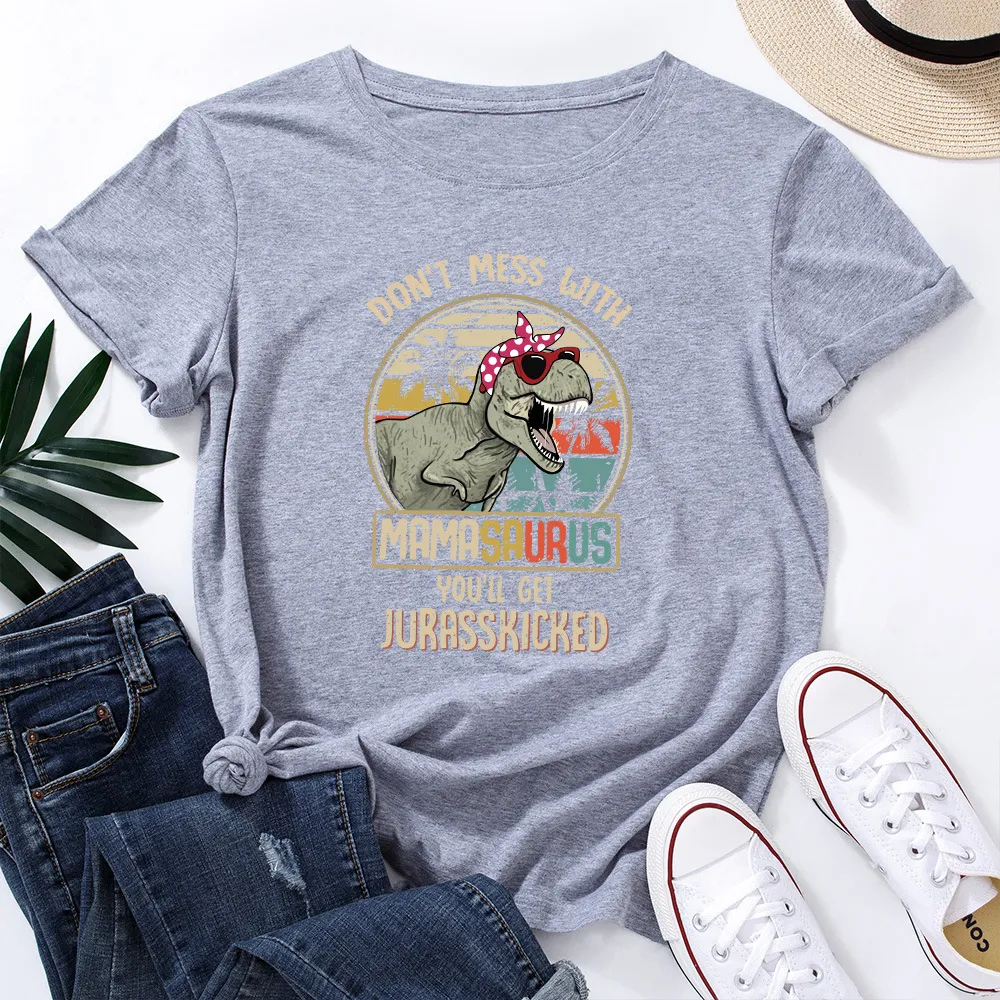 Women`S Plus Size T-Shirt Fashion Design Large Short Sleeve Summer Womens Flowers And Plants Pattern Cartoon Heart Top Personalized C Otckt