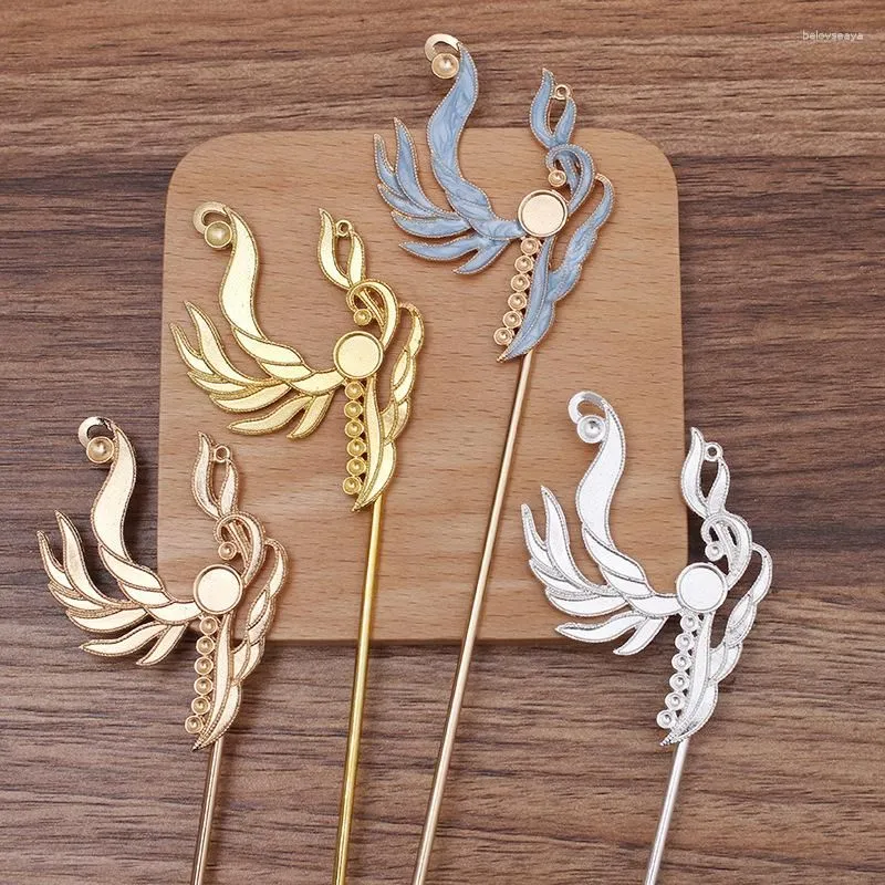 Hair Clips 10 Pieces Vintage Sticks Wedding Tiaras Metal Hairpin DIY Accessories For Women