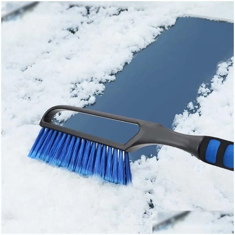 Ice Scraper Vehicle Cleaner Tool Snow Brushes Shovel Removal Brush Winter Cleaning Tools Car Truck Bus Cross Country Racing Drop Del