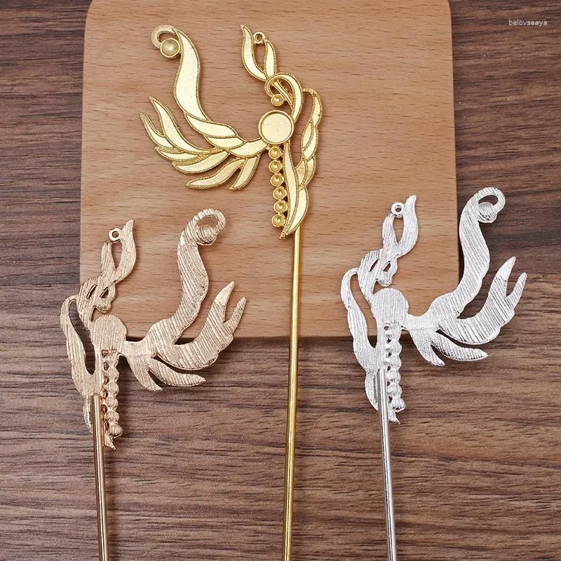 Hair Clips 10 Pieces Vintage Sticks Wedding Tiaras Metal Hairpin DIY Accessories For Women