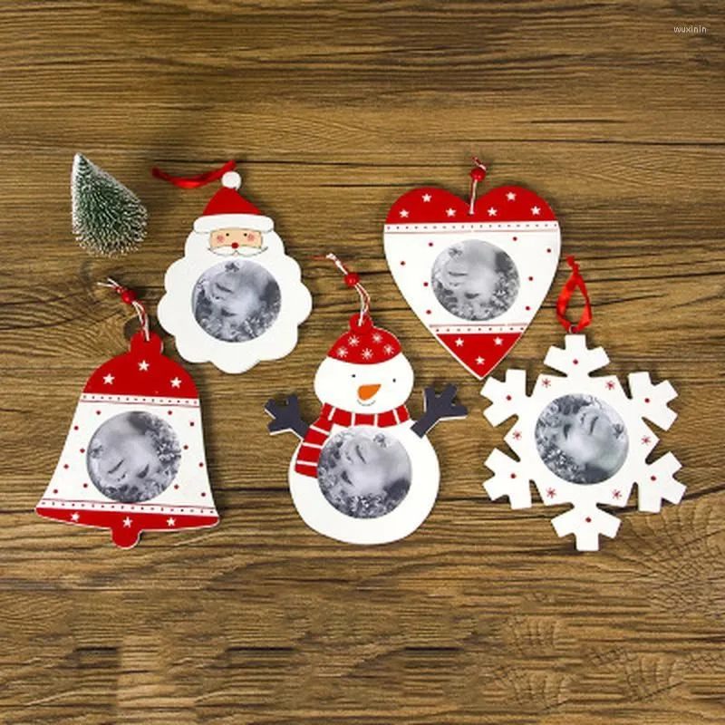 Christmas Decorations For Home Noel 2022 Year Po Frame Pendant Ornament Tree Hanging Diy Craft Decor Kerst Xmas