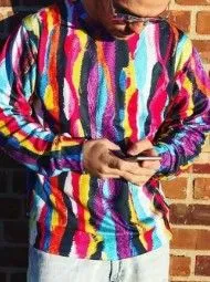 Men`S Hoodies & Sweatshirts Autumn Crewneck Sweatshirt Hip-Hop Sweats Colorf Fashion Clothing Women Men Tops Casual Jumper Size Drop Dhhwg