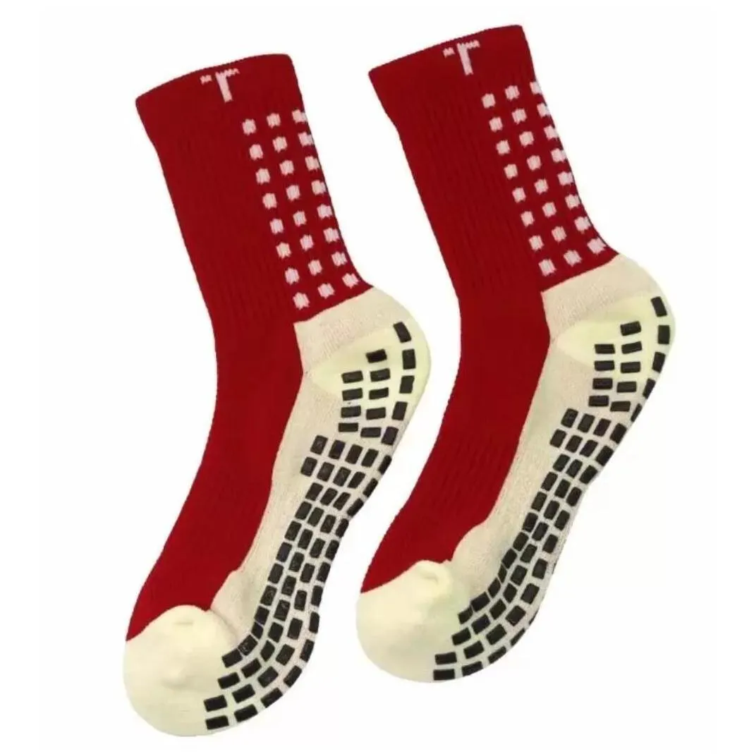 mix order sales football socks non-slip football Trusox men`s soccer socks quality cotton Calcetines with Trusox