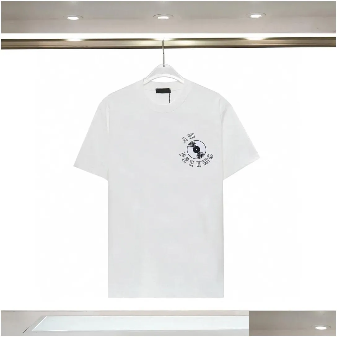 Men`s Plus Tees & Polos t-shirts Round neck embroidered and printed polar style summer wear with street pure cotton 1q1s