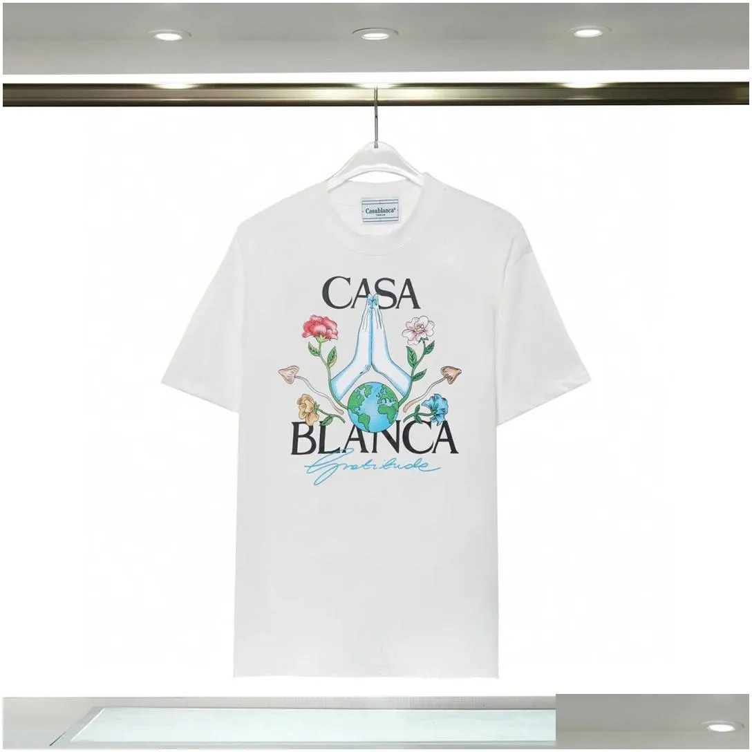 Men`s Plus Tees & Polos t-shirts Round neck embroidered and printed polar style summer wear with street pure cotton 1q1e