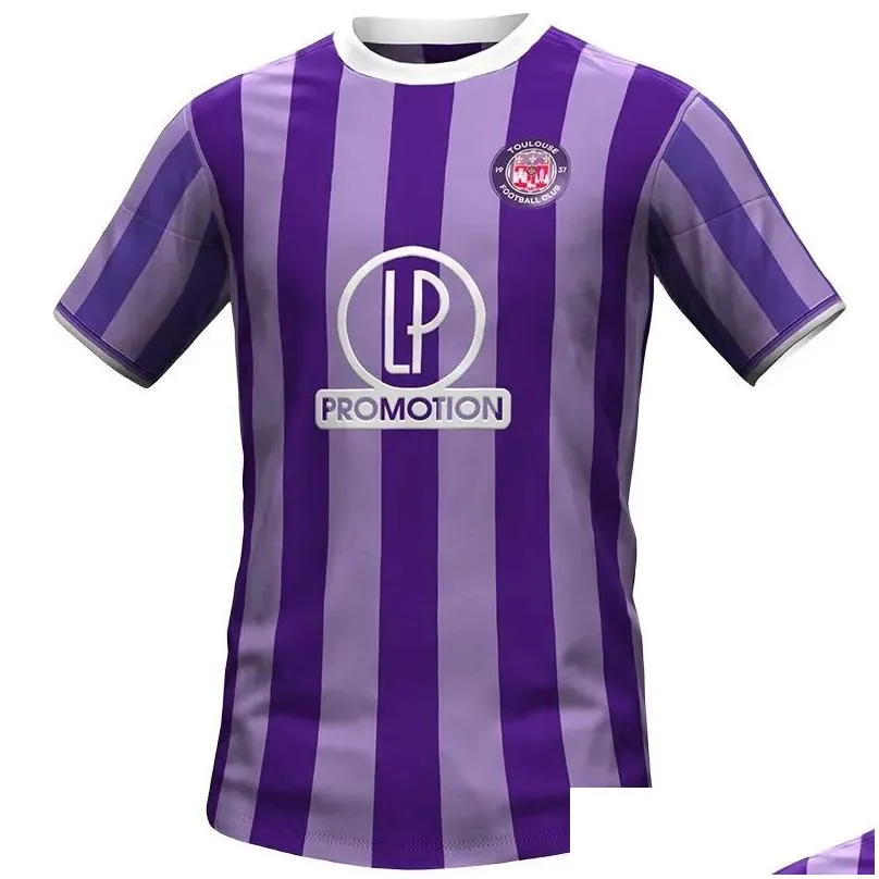 23 24 Toulouse soccer jerseys CISSOKO DALLINGA DALLINGA CASSERES Home Away maillot de foot 2023 2024 Men kits football shirts uniforms ABOUKHLHL ROUAULT ADO