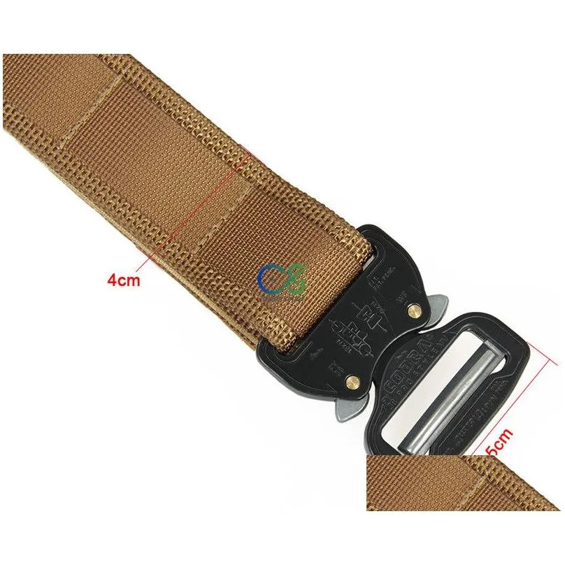 Tactical Accessories Hunting Belt Uni Women Men Out Enthusiasts Gear For Outdoor Wear-Resistant Sturdy Cl11-0027 Drop Delivery Sports Dhubn