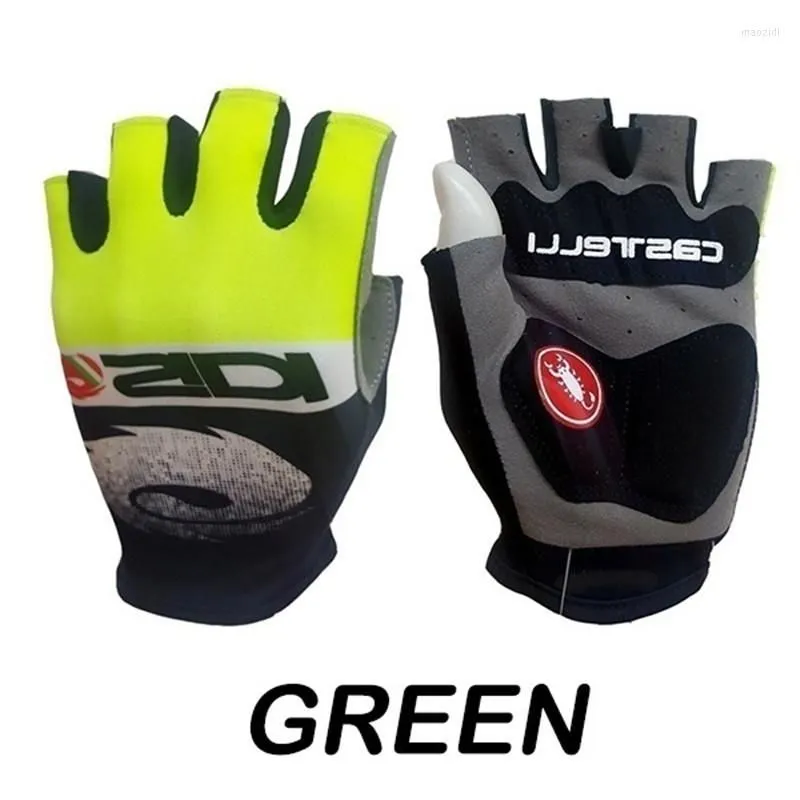 Cycling Gloves Glove Half Finger Breathable Washable Outdoor Sports MTB PU Leather Pad For Men Women Multicolor Options