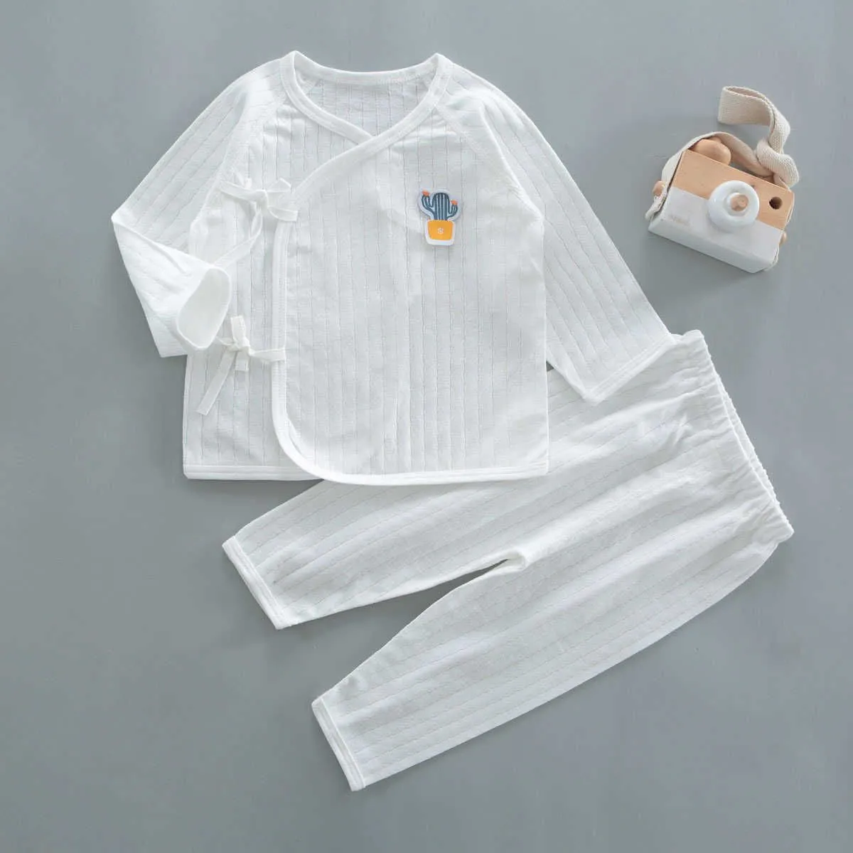 Summer Clothing Split Thin Newborn Cotton Underwear Class a Boneless Set for 0-6 Months Baby