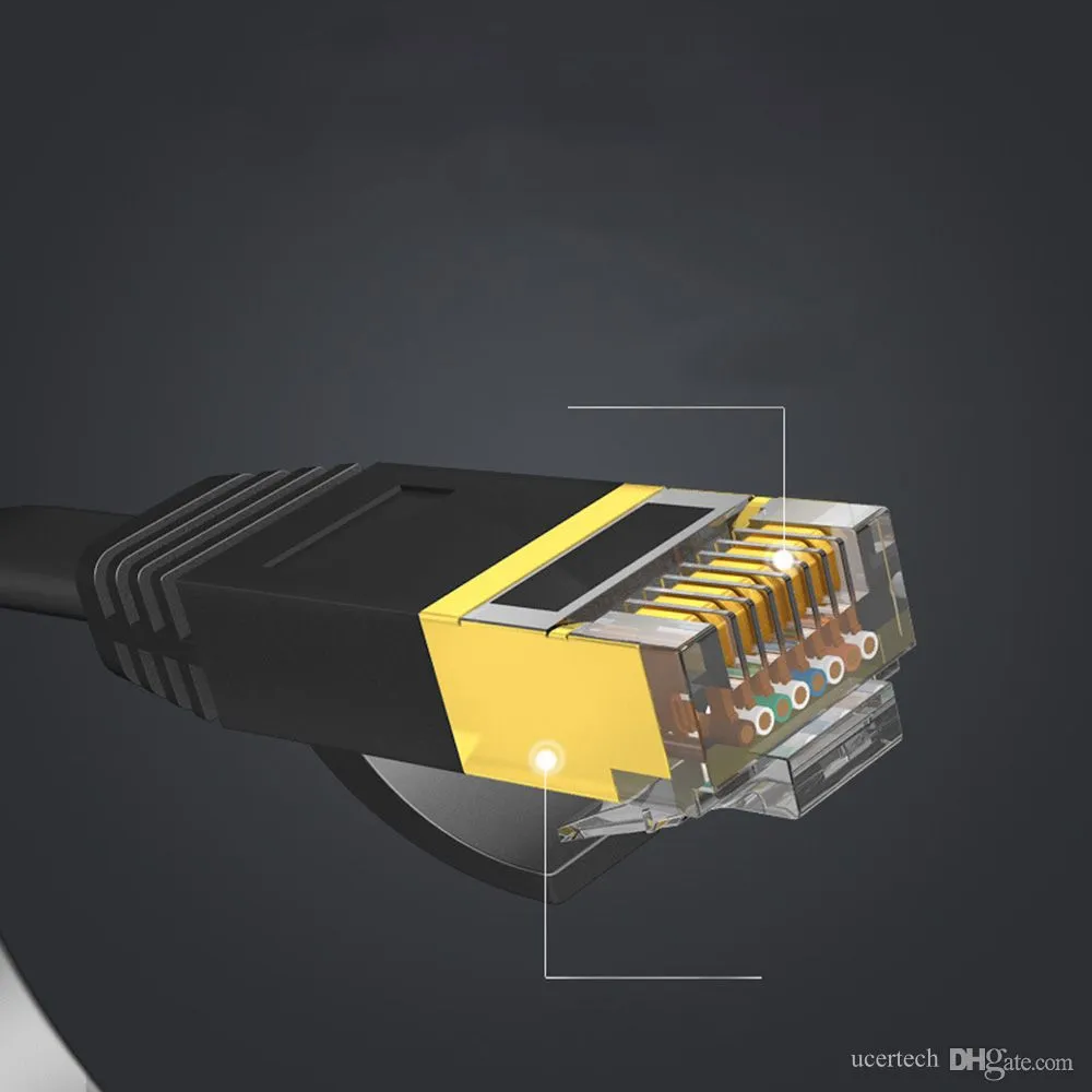 Network Cable Connectors Communications Computers UCER Ethernet Cable Lan Cable SFTP Round RJ45 Network Cable