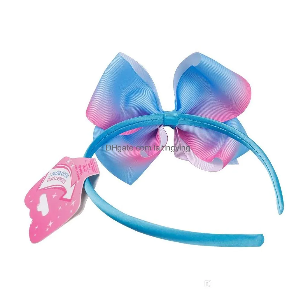 unicorn headband baby girl jojo siwa bows baby cheerleader headbands 6 inch headbands unicorn accessories 6 colors party