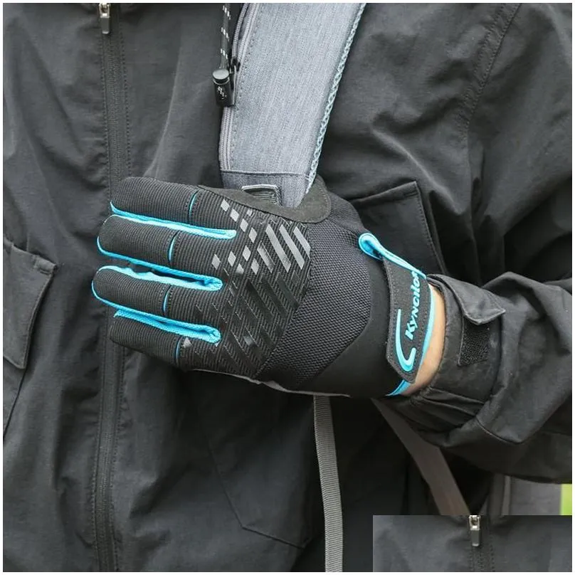 Cycling Gloves Winter Fl Finger Bike Keep Warm Men Women Bicycle Riding Outdoor Sports Protector Touch Sn Fitness Drop Delivery Dhpx4