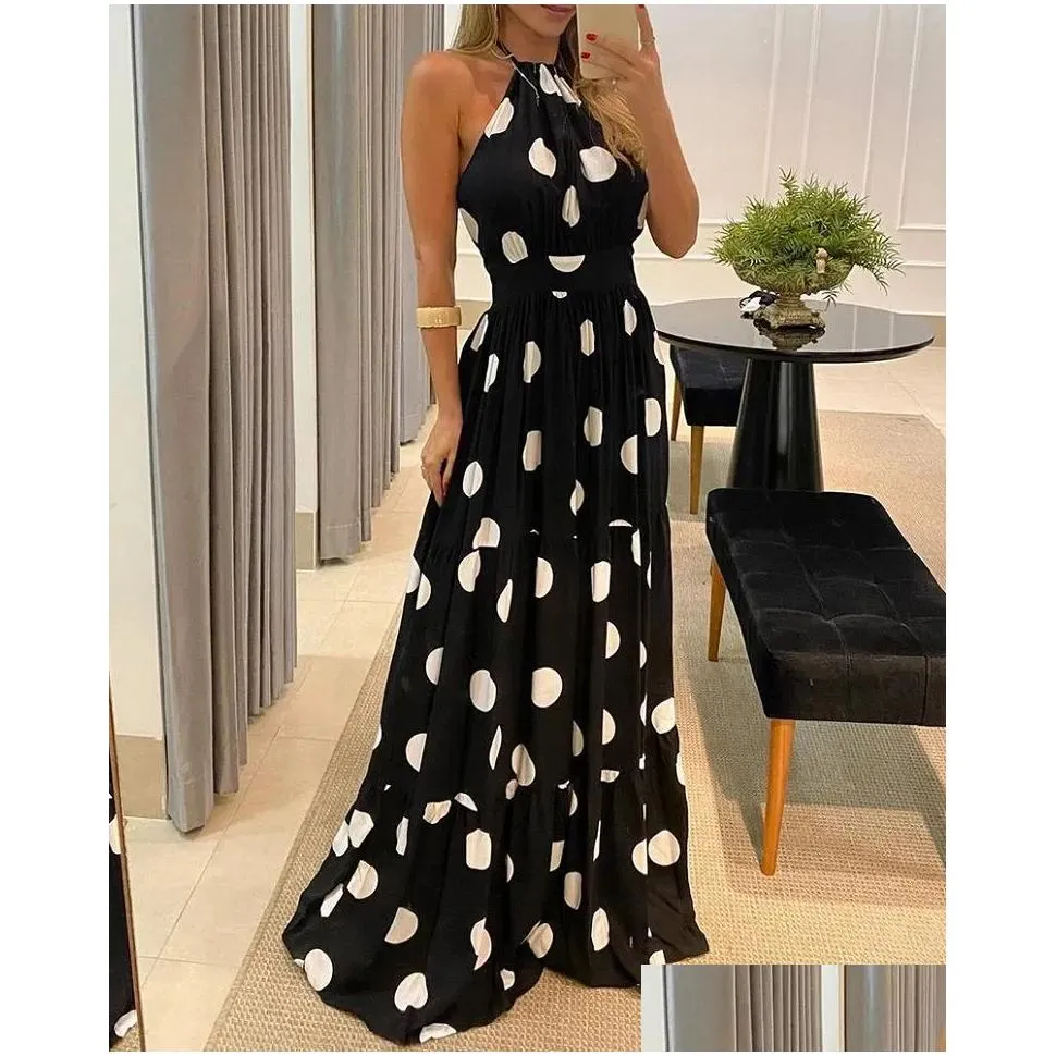 Basic & Casual Dresses 2021 Summer Womens Dress Bodycon Fashion Ladies Elegant High Waist Long Evening Party Backless Sundress Drop D Dhry3