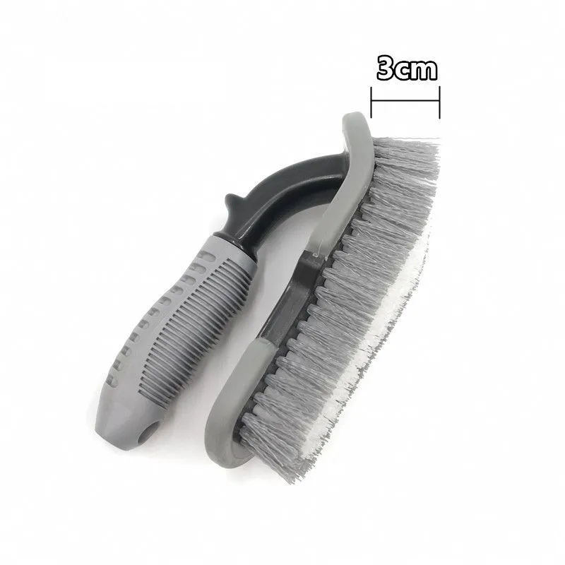 Car Styling Scrubber Drill Kit Plastic Round Cleaning Brush For Carpet Glass Auto Tires Nylon Brushes Automobile accessories