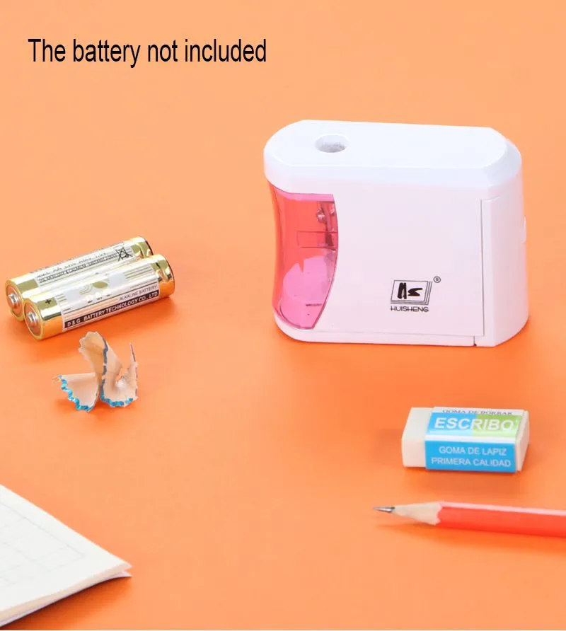 wholesale Automatic Electric Pencil Sharpener Safe Fast Prevent Accidental Opening Stationery School Supplies Students Artists Classrooms Office