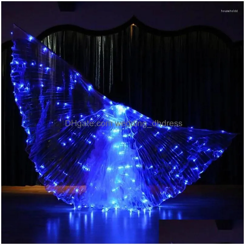 stage wear super alas isis led wings for dance accessories butterfly costume adult children circus light luminous