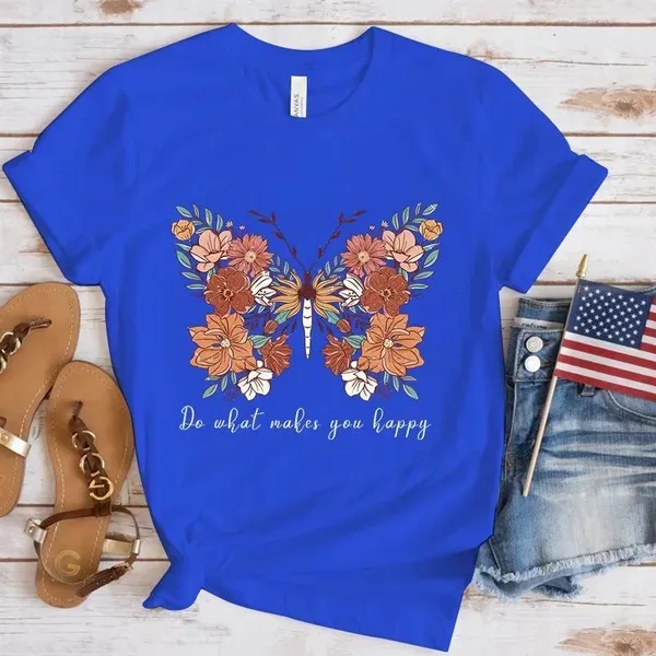 Women`S Plus Size T-Shirt Fashion Design Large Short Sleeve Summer Womens Flowers And Plants Pattern Cartoon Heart Top Personalized C Otyig